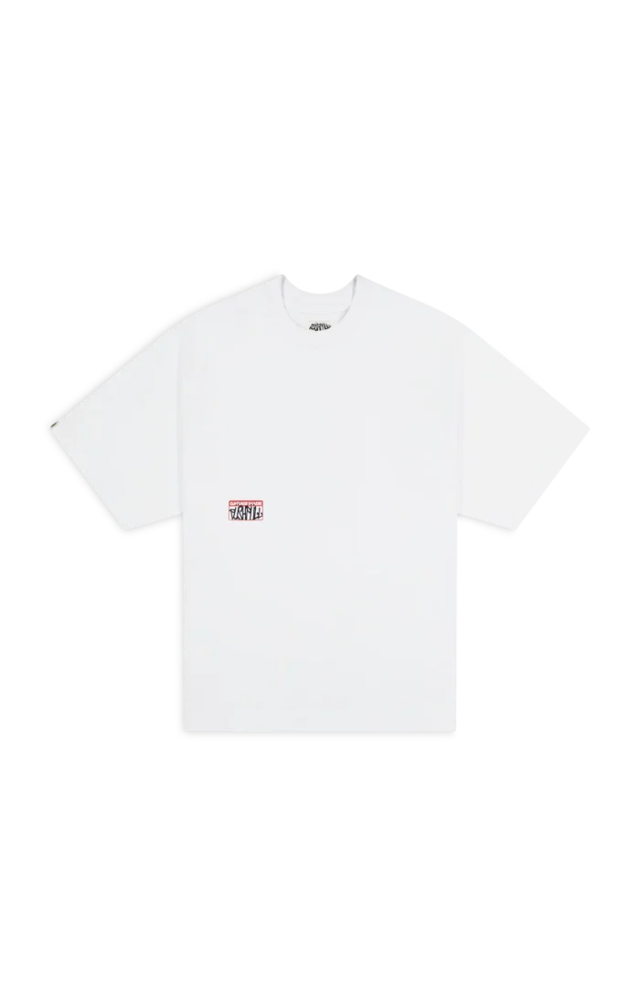 WHITE STICKER SLAP TEE