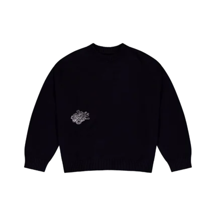 BLACK SMILEY SPLASH KNIT