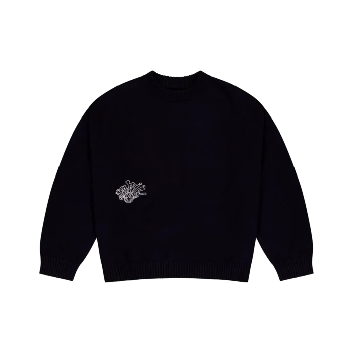 BLACK SMILEY SPLASH KNIT